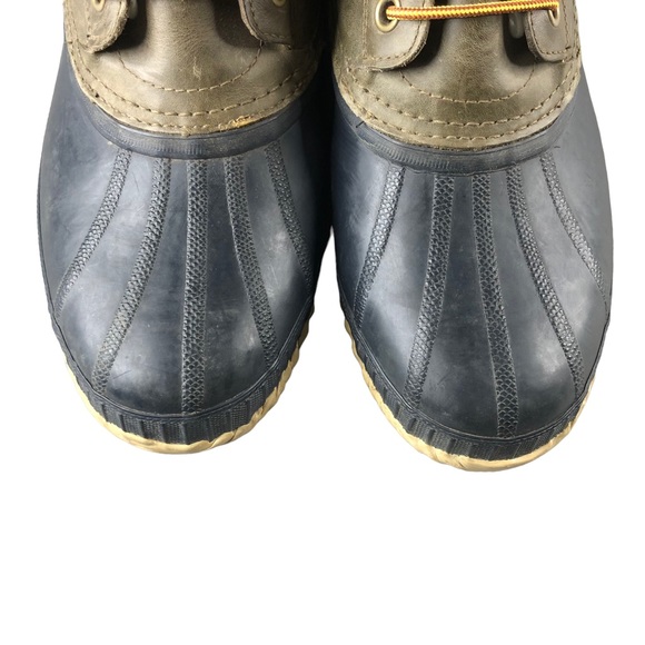 Sorel Mens Sz11 Green/Brown Cheyenne Waterproof Lace Duck Boot - Picture 5 of 14